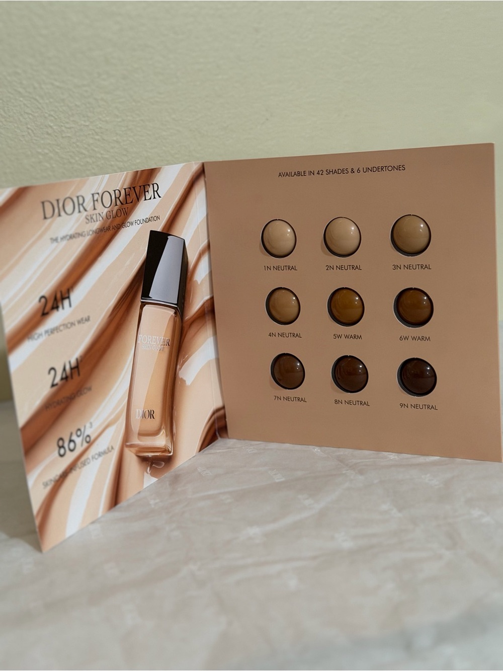 Dior Forever Skin Glow Foundation Kit - 9 Neutral Beige Shades